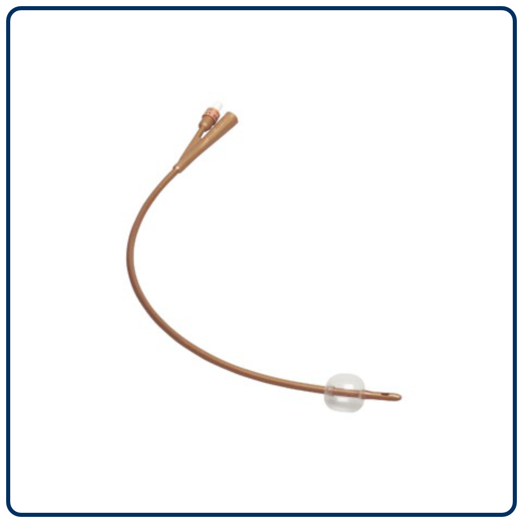 Sonda Foley 100% Silicón con Cobertura de Plata disponible en 14, 16 y 18 Fr | Marca Bard