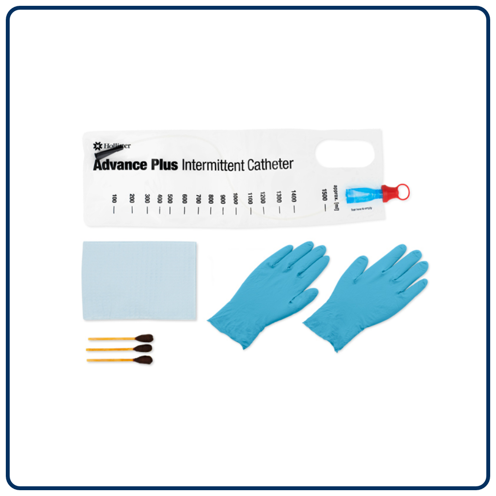 Catéter Intermitente Advance Plus Kit 14 FR | Paquete con 50 piezas